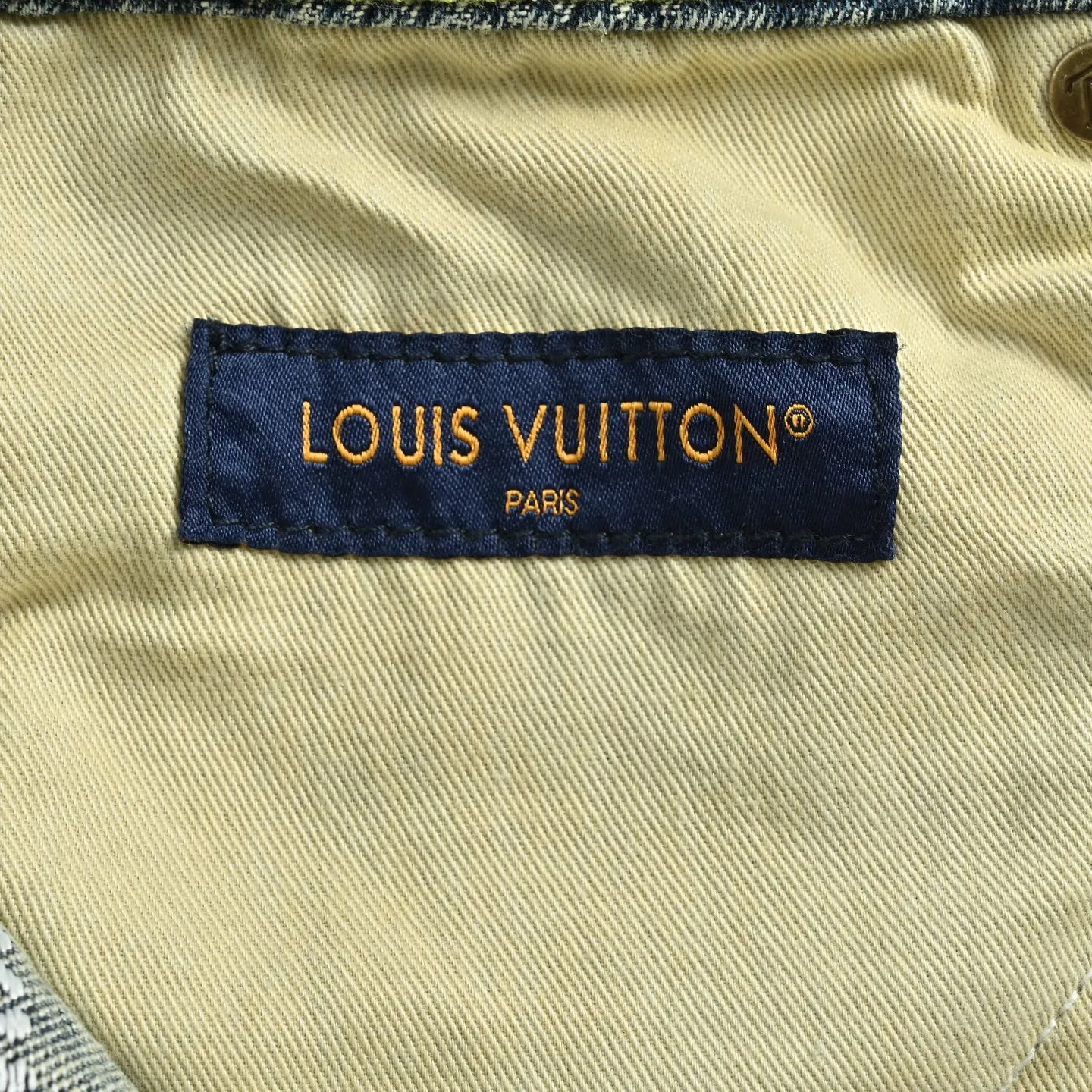 Louis Vuitton/Louis Vuitton all-over checkerboard denim shorts